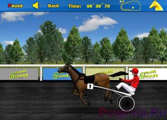 Скриншот игры Sulky Riders Картинка к игре Sulky Riders
